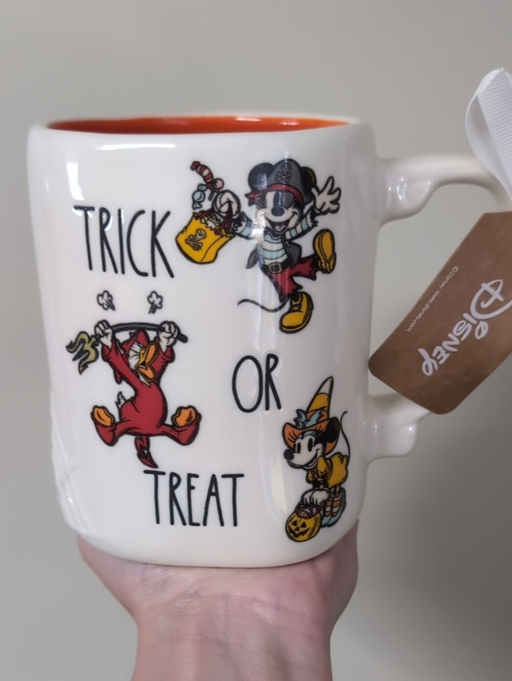 Rae Dunn x Disney TRICK OR TREAT Mickey Mouse and Friends Halloween Mug 🧹🧙‍♀️